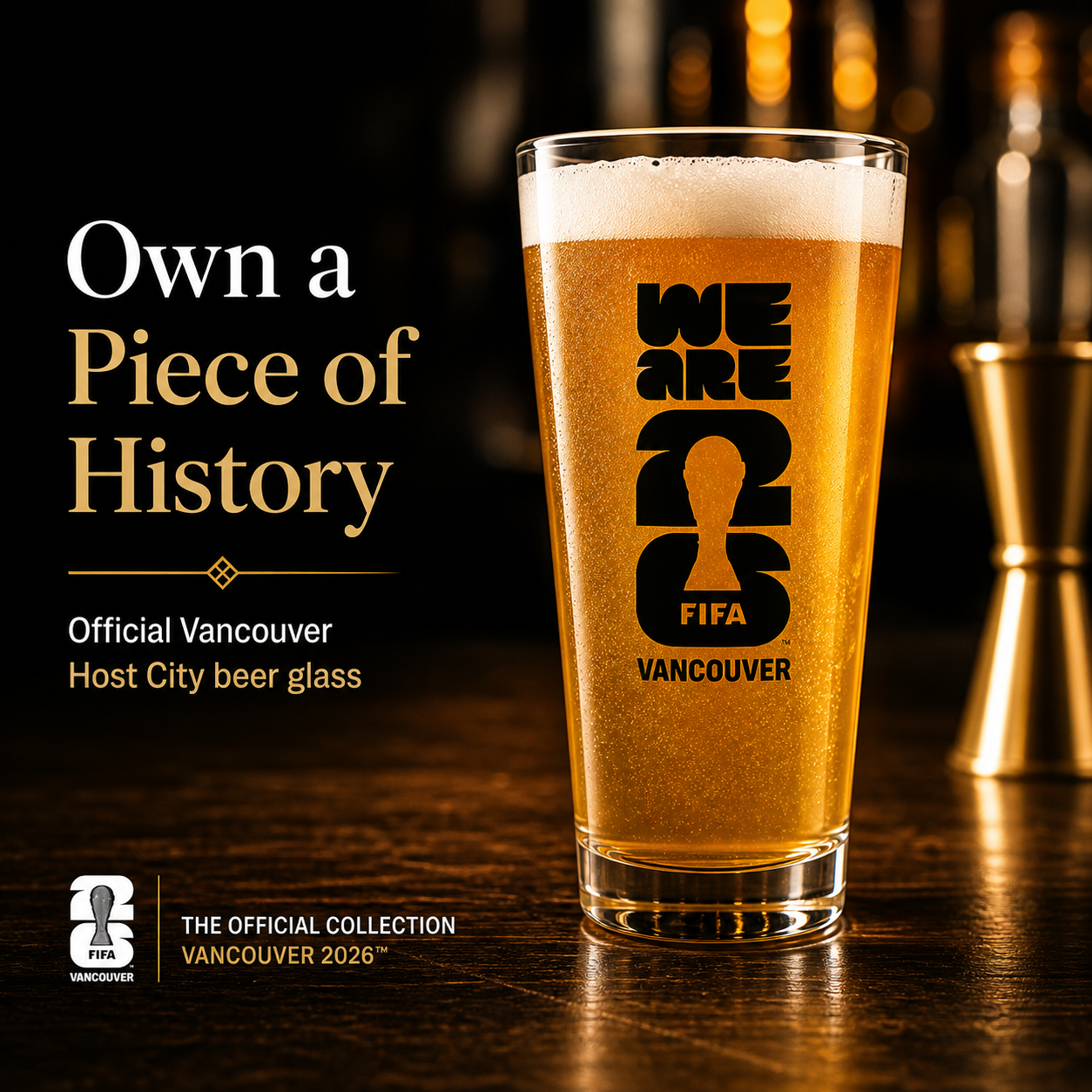 FIFA World Cup '26 Taper Beer Glass