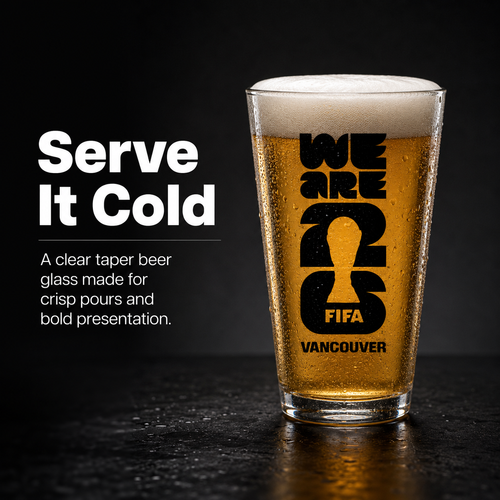 FIFA World Cup '26 Taper Beer Glass